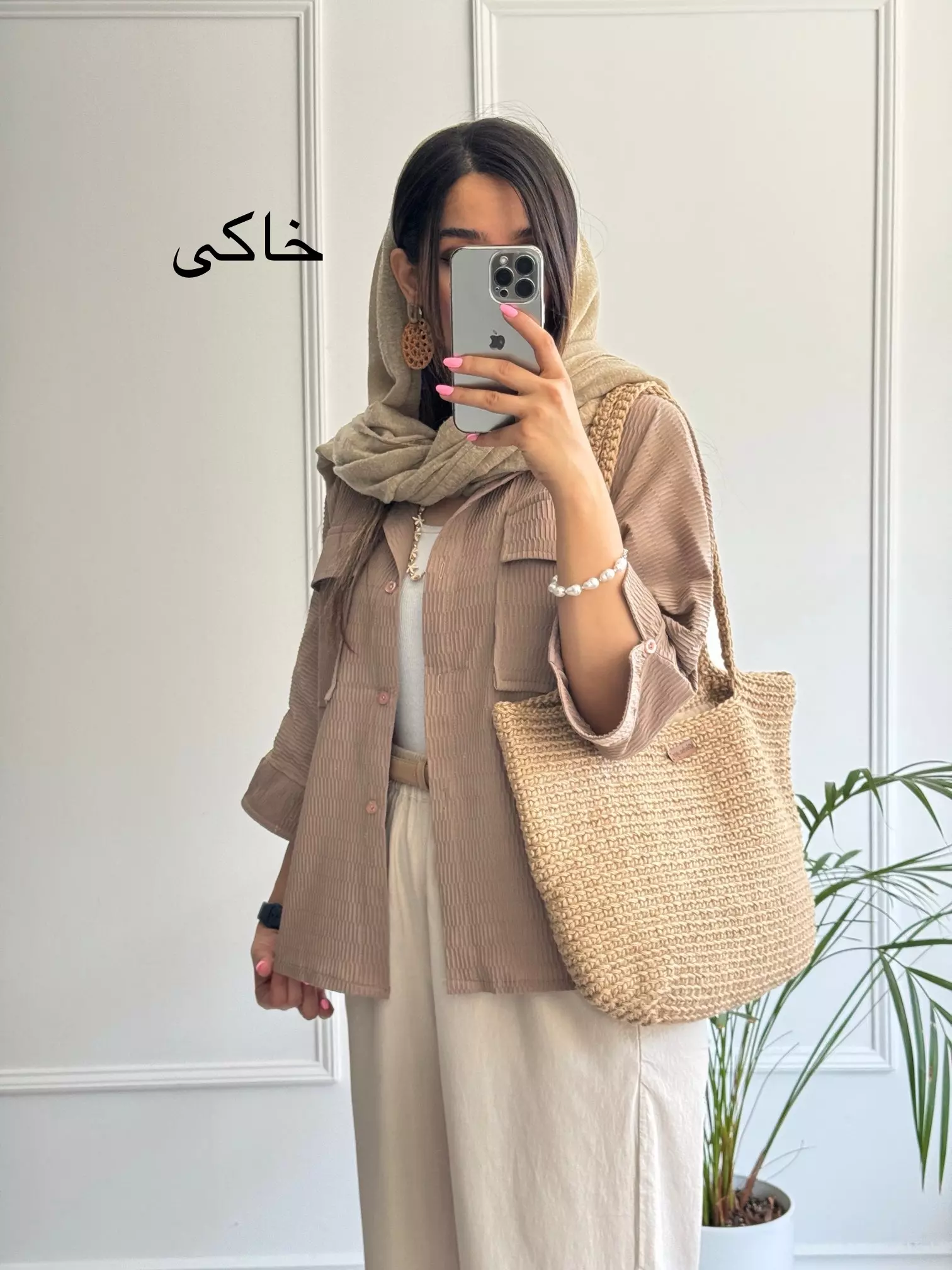 مانتو شومیزی باکسی آیناز